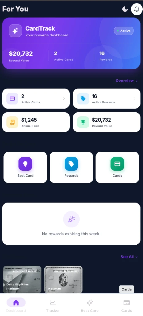 CardTrack Screenshot 3