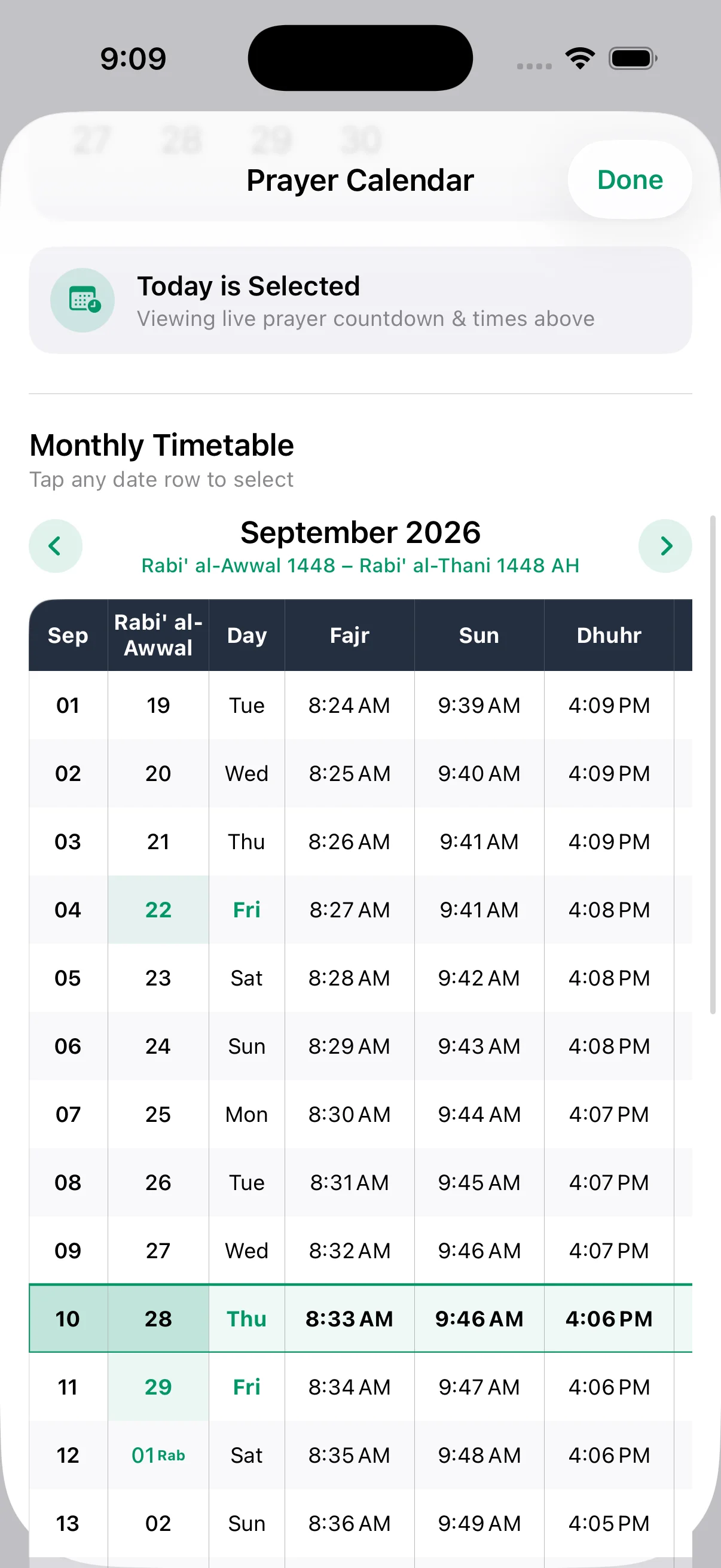 Salah Time Screenshot 5