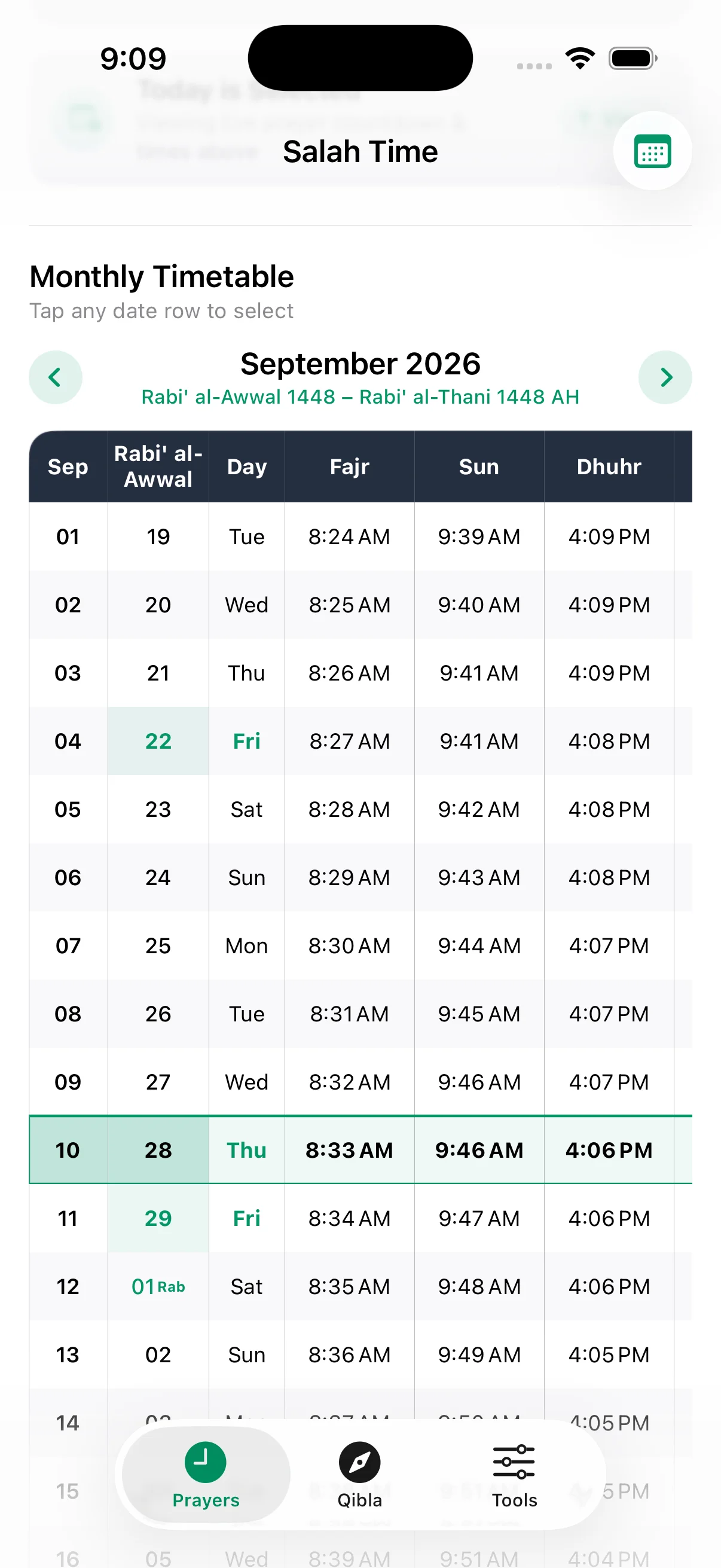 Salah Time Screenshot 6
